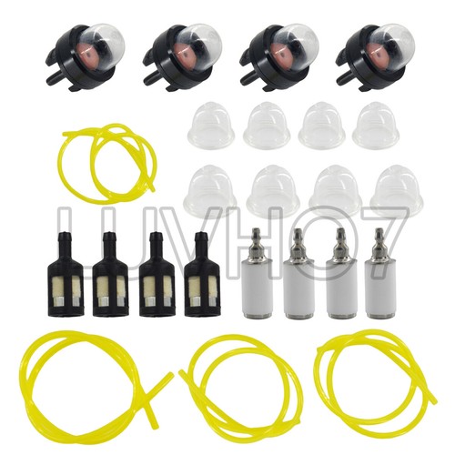 3 Sizes Fuel Line Hose With Snap In Primer Bulb Fuel Filter Fit For Poulan For Zama For Craftman - Foto 6