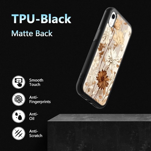 Boho Brown Flower neutral Plastic TPU Case For Motorola Moto Google Pixel - Picture 22 of 25