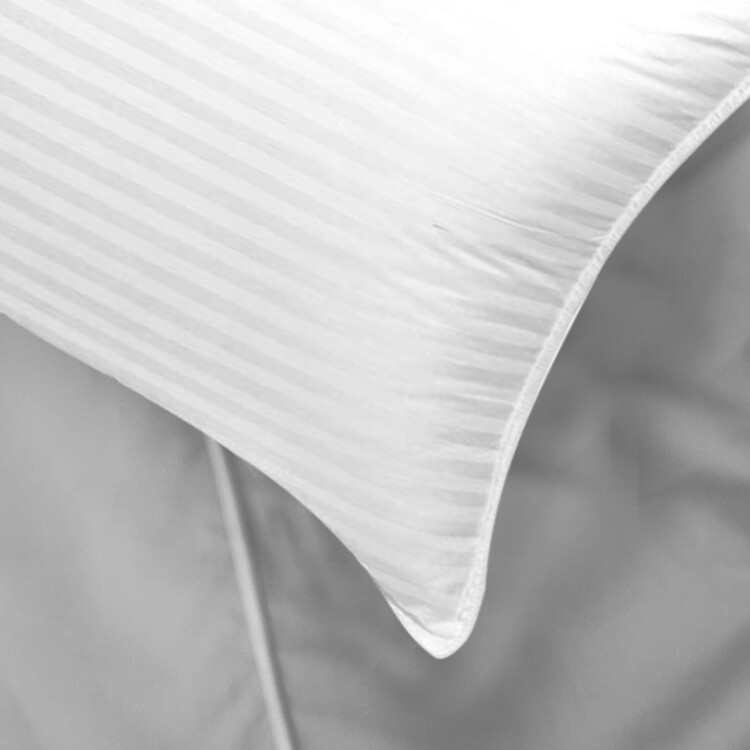 Hotel Quality Pillows Pack of 2 Large Extra Filled Bounce Back Firm