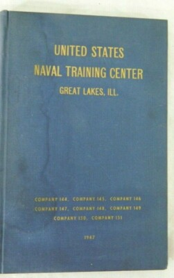 #ad 1947 US Naval Training Center Great Lakes Ill Yearbook CO 144 151 ID Photographs $69.98