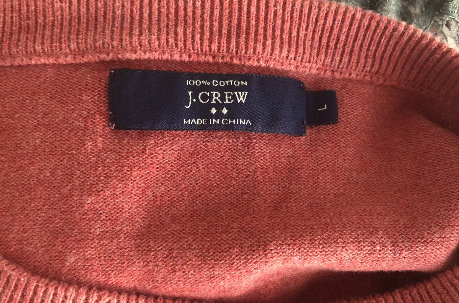 J Crew Rust Orange Pullover Crew Neck Sweater Swe… - image 6