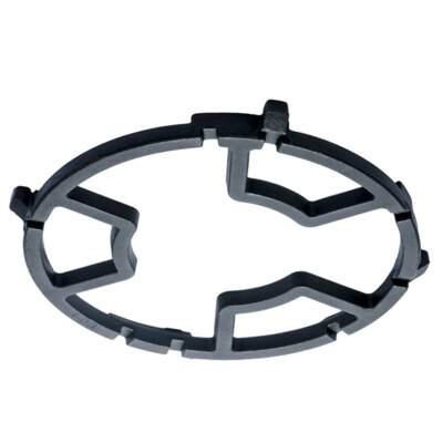 Milk Pot Holder 8 Slots Cast Iron Wok Support Ring with Box Gas Cooktop Pot Rack