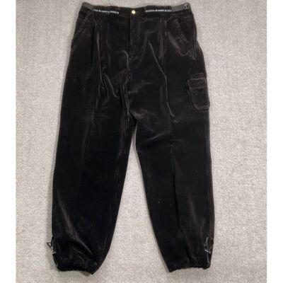 Original Bare Fox Collection Pants Men 42 Black Hvy Corduroy