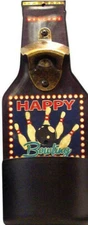 Beer Bottle Opener Bowling Metal Sign man cave Faux Vintage Bowling Pool Game 