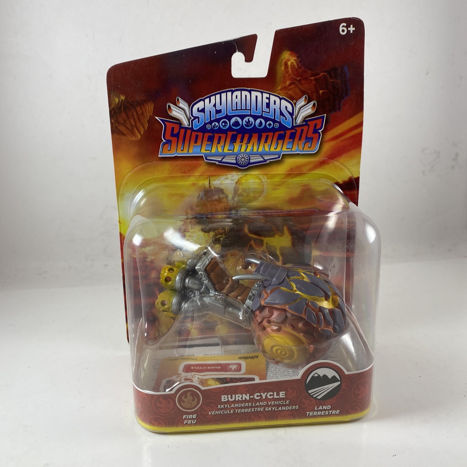 SKYLANDERS SUPERCHARGERS BURNCYCLE SKYLANDERS LAND VEHICLE NIP NIB