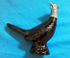AVON PHEASANT GLASS BOTTLE 1970'S-EMPTY.