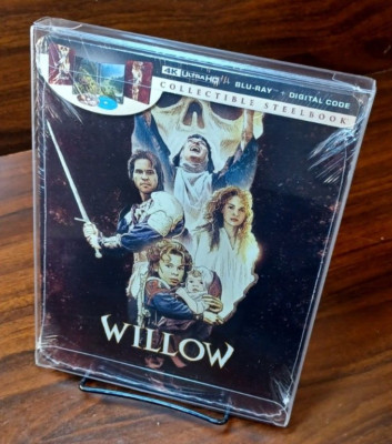 Willow 1988 4K Steelbook (4K+Blu-ray) w/PROTECTIVE SLEEVE-NEW-Free Box SHIPPING