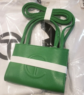 Telfar Small Greenscreen Shopping Bag Vegan Leather