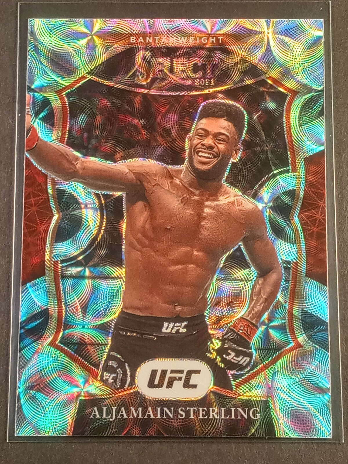 2021 Panini Select UFC Aljamain Sterling Scope Concourse Lvl #46 Sp!