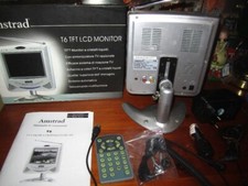 AMSTRAD T6 PORTATILE 6" TFT LCD MONITOR/TV VINTAGE OTTIME CONDIZIONI FUNZIONANTE