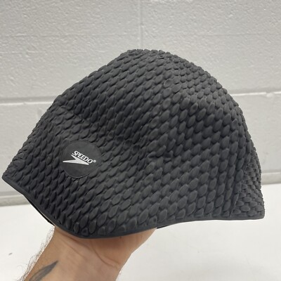 ORIGINAL VINTAGE RETRO Speedo Water Cap Hair Prop Cafe Art Dress up
