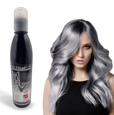 D Conde Shampoo Matizador Le black Para Platinar Cabello Rubio,  Pelo Teñido .