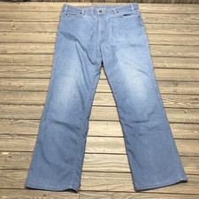Vintage Levi's 977 90s Straight Leg Blue Jeans Men's Size 42x32 Gold Tab