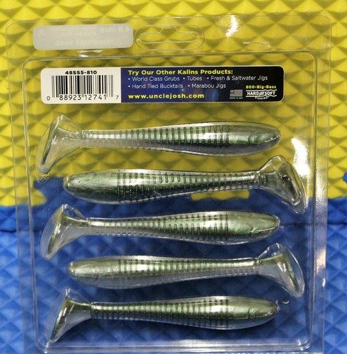 Kalin's Sizmic Shad 4.8" High Vibration Paddle Tail 5-Pack CHOOSE YOUR COLOR! - Picture 12 of 22