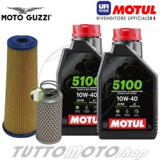 Tagliando MOTO GUZZI V35 Imola 350 1980 1981 1982 / Olio Motul 5100 + Filtri