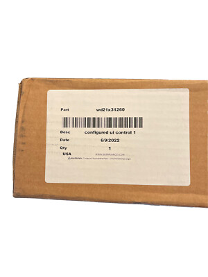 GE WD21X31260 CONSOLE COVER AND CONFIGURED UI BOARD