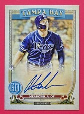 2020 Topps Gypsy Queen Austin Meadows Autographs #GQAAM Tampa Bay Rays