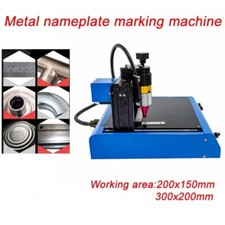 Metal Nameplate Marking Machine 400W Printer Stainless Steel Engraving Machine