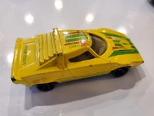 Vintage Lucky Ind. ~ Green & Yellow Lancia Alitalia No. 1