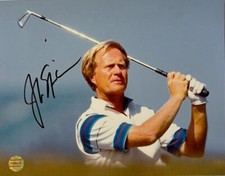   The Golden Bear  Jack Nicklaus Rare Hand Signed PGA Tour Golf 8.5x11 EAC COA