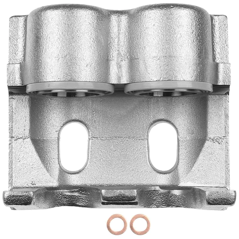 Pinza de freno delantera izquierda con 2 pistones para Ford F Super Duty F53 F59 1988-1997 Foto 2 de 4