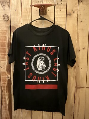 Last Kings LK Tyga Rap Hip Hop Early Logo Classic Black Shirt Men s Medium