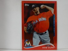 2014 Topps Update Red Hot Foil Mike Dunn #US-119 Rookie RC