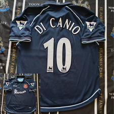 West Ham United Third Football Shirt Jersey 1999 2001 Fila Paolo Di Canio Size L