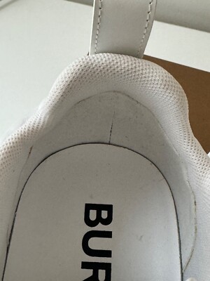 Size 45 - Burberry Quilted White Sneakers axburton | eBay display picture 1