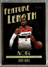 2017-18 Panini Noir #252 John Wall MET FL /25