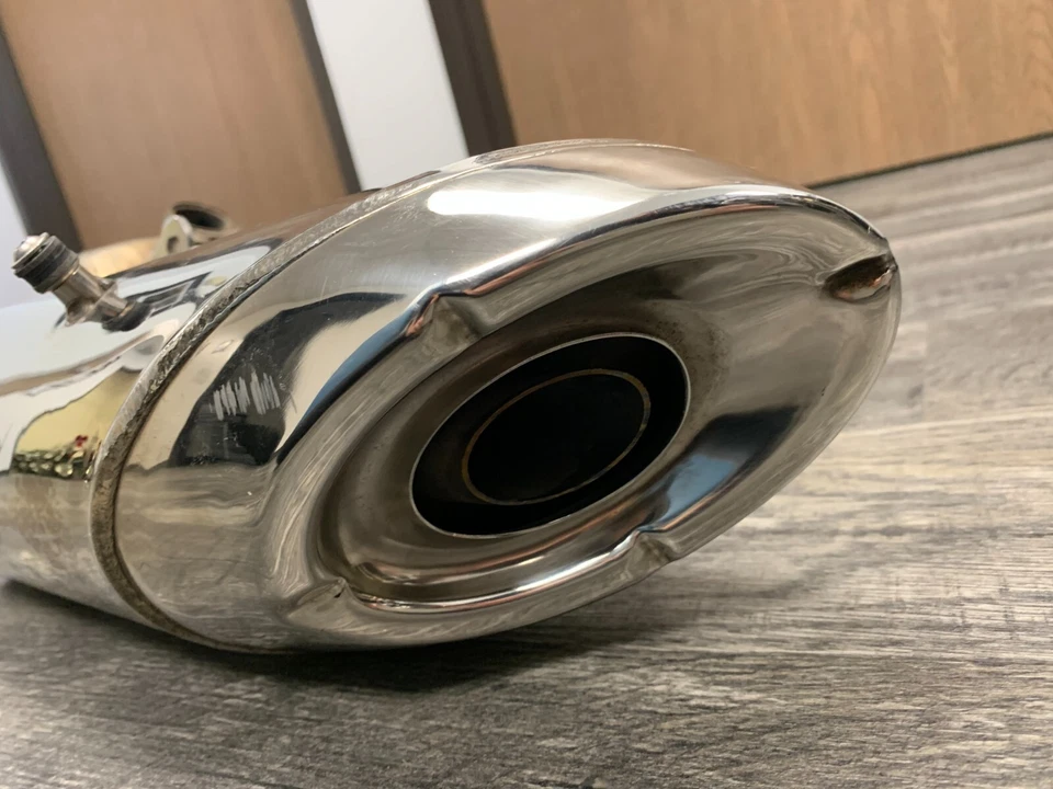 Aprilia 2009 Mana 850 OEM silenciador escape tubo deslizable 894973 #37A Foto 2 de 4