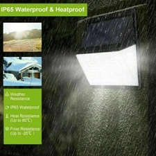 88 LED Waterproof Solar Lamp Outdoor Garden PIR Motion Sensor Wall Light Remote