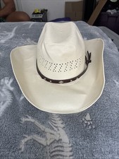 Kid's Mexican Handmade White Western Cowboy Hat Sombrero Vaquero Mexicano Rodeo