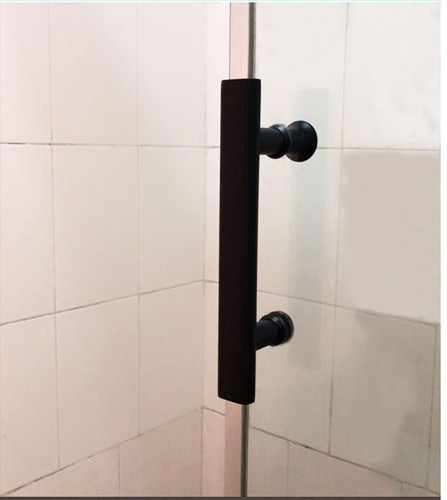 145mm(5.7IN) Hole Centres Shower Door Handle Black Stainless Steel - Total Le... - Picture 6 of 6
