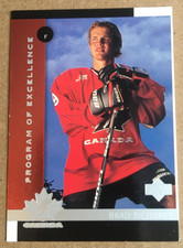 1997-98 Upper Deck Brad Richards Rookie Hockey card. Program of Excellence #418