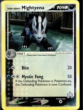 Team Aqua's Mightyena Reverse Holo Rare EX Team Magma vs Team Aqua 15/95 NM on eBay