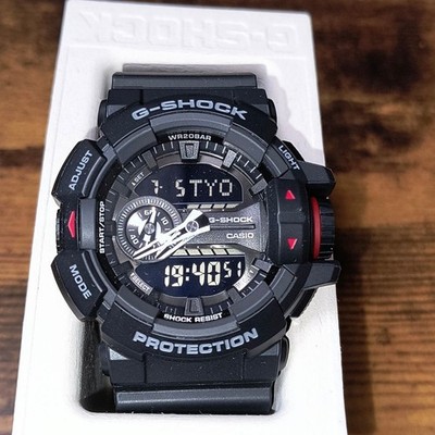 Worn Once CASIO G SHOCK Men's Analog Digital Watch Overseas Model GA 400 1BDR