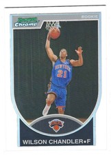 2007 Bowman Chrome Refractor Wilson Chandler Rookie #147 Knicks RC /299