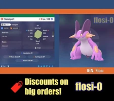 6IV Shiny Swampert Pokemon Legends ZA (Legends Z-A)