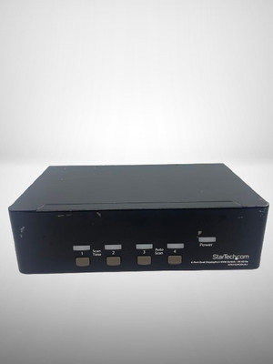 Star Tech 4-Port Dual DisplayPort KVM Switch - 4K 60 HZ FAST FREE SHIPPING c