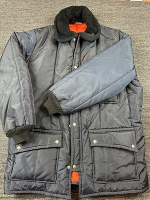 Walls Vintage Blizzard Pruf Insulated Winter Jacket Coat Blue XL Mens 7911