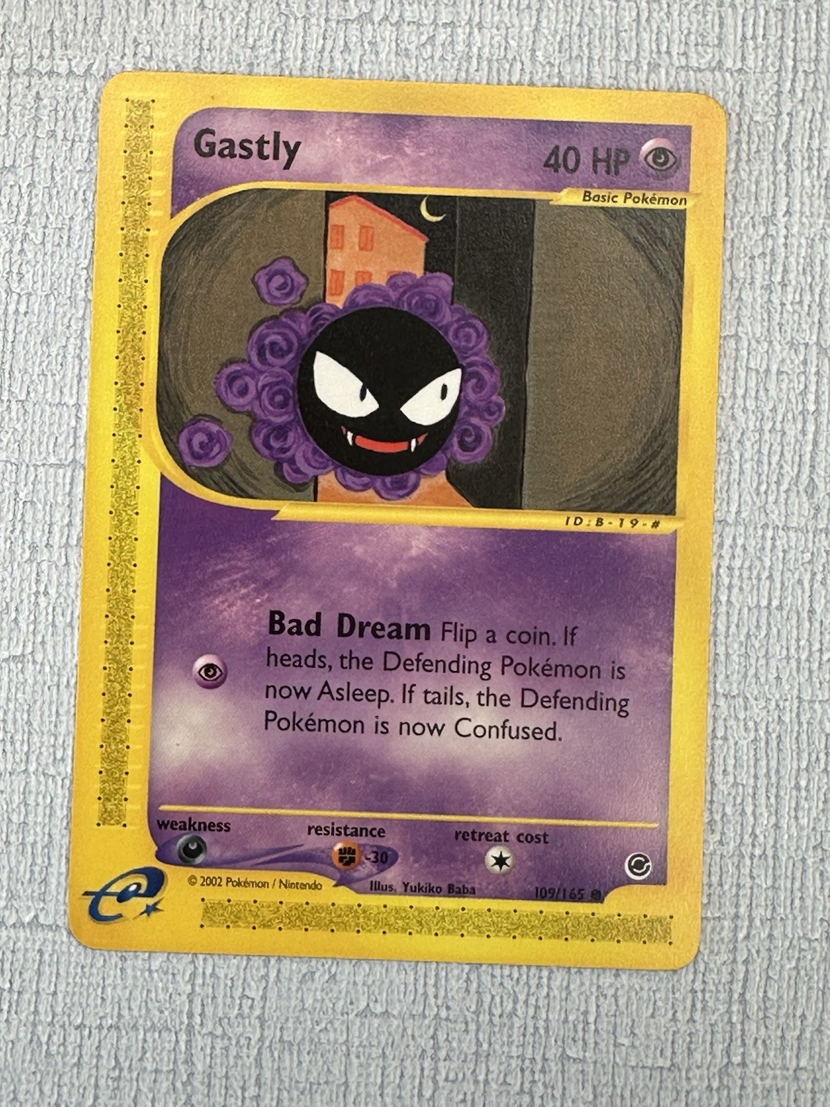 Gastly - Expedition Base set - 109/165 -  Pokemon TCG - NM