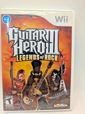 Guitar Hero III Legends of Rock Nintendo Wii Complete Manual Tested Working