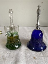 Vintage Avon Bell Shaped Perfume Bottles Some Contents