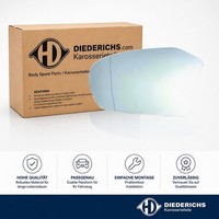 Spiegelglas Aussenspiegel Links Diederichs 1681227 FÜR Mercedes
