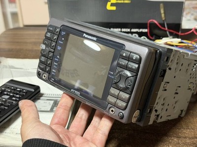Rare Vintage Panasonic CQ-AV100D 2DIN Cassette AV Deck Head Unit w