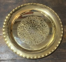 Scandia Gulde Serving Tray, 24ct Gold Plated With Decorative Design In Box