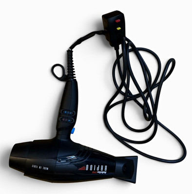 BaByliss PRO Rapido Professional Hair Dryer Black Electric