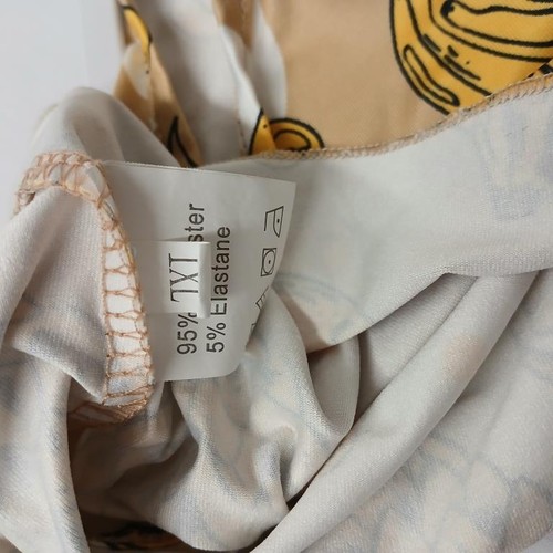 Damen 1XL Gelb Banane Ananas Stretch Ärmellos Crop Top - Bild 2 von 6