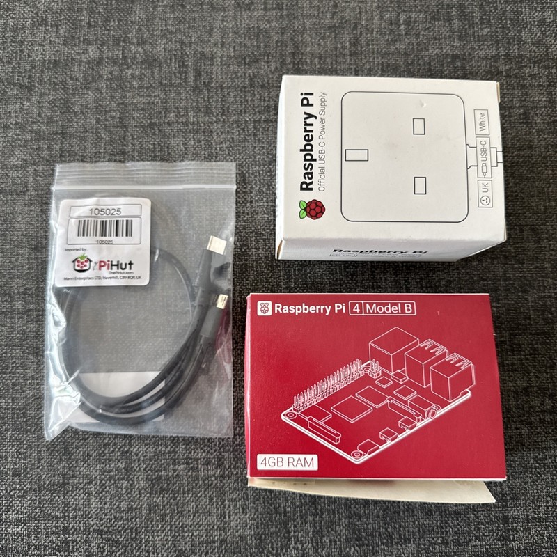 Raspberry Pi 4 Model B 4GB Including Adaptor, Power Supply And Micro SD Card